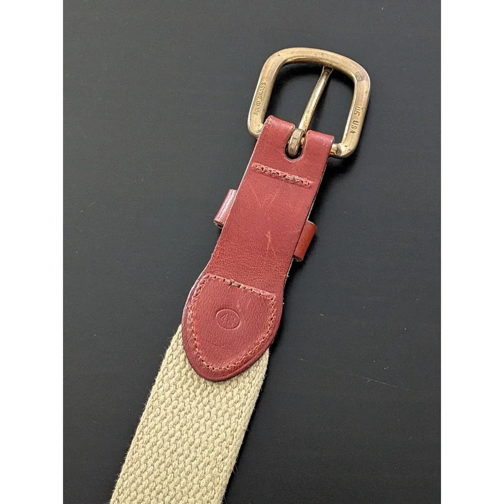 The‎ Antique Boat Museum Belt - Leather Man Limited Handmade Essex USA Sz 48
